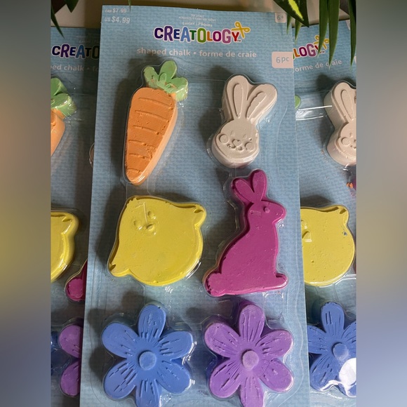 πFun Chalk Shapes Bundle:24 piece Sidewalk chalk or chalkboard use,Easter Basket - Picture 3 of 8